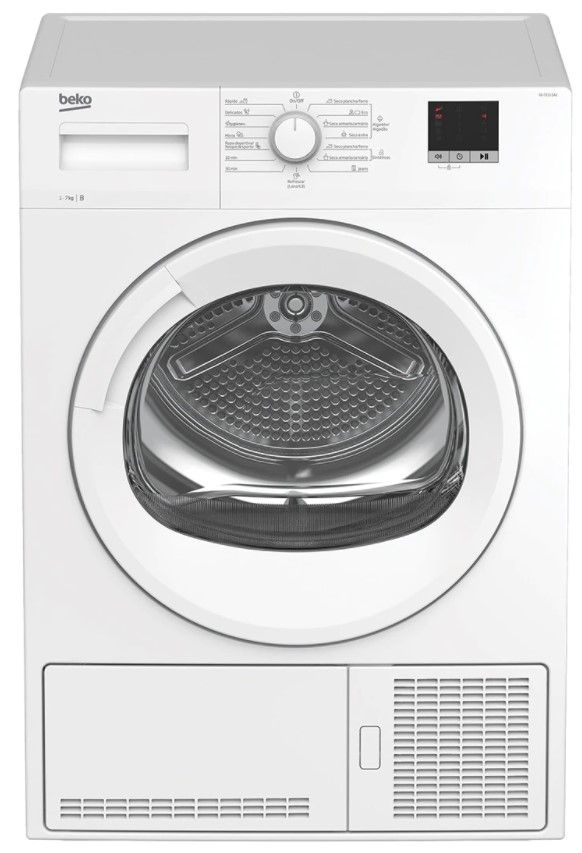 Secadora Beko DU7111GA1, Blanco, 7 kg, Condensación, B